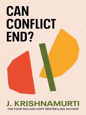 cover image of Can Conflict End?